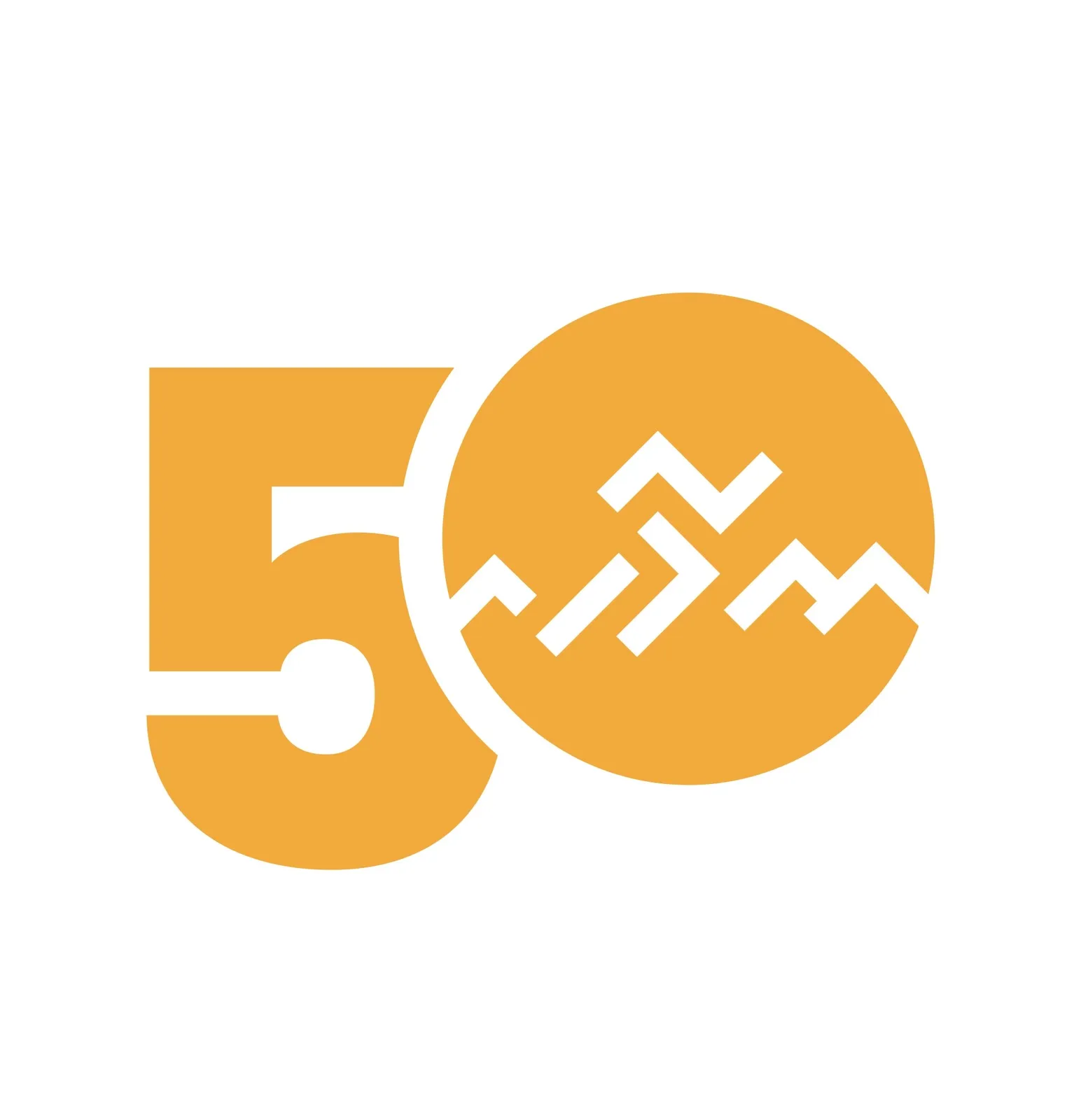 The 50th edition logo